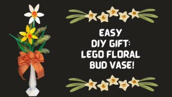 How to make a Lego bud vase for a perfect Gift