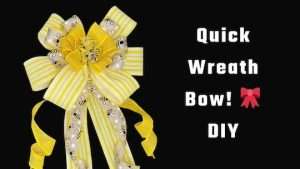 How to Make a Bowdabra Cheerful Spring Bow in Minutes
