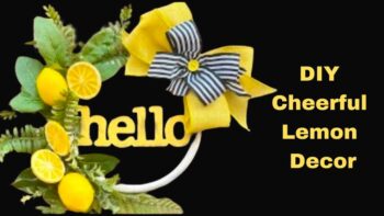 cheerful lemon decor