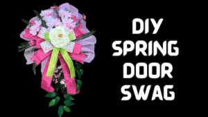 How to Make a Beautiful DIY Door Swag with Bowdabra