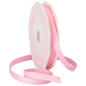 3/8" Grosgrain Swiss Mini-dots Ribbon