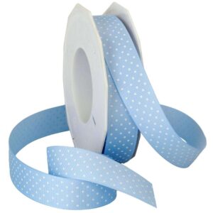 7/8" Grosgrain Swiss Mini-dots Ribbon