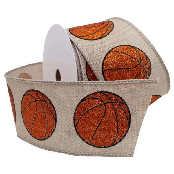 2-1/2" Sports Fun Ribbon Basketball