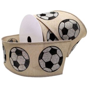 2-1/2" Sports Fun Ribbon Soccer