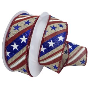 1-1/2" FLAG SALUTE 10YD Red/White/Blue