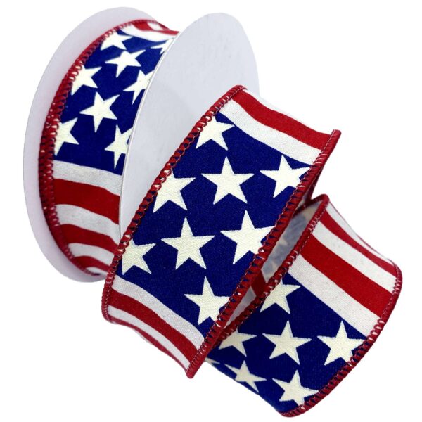 1-1/2" WAVE THE FLAG 10YD Red/White/Blue