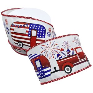 2-1/2" AMERICAN ROAD TRIP 10YD Red/White/Blue