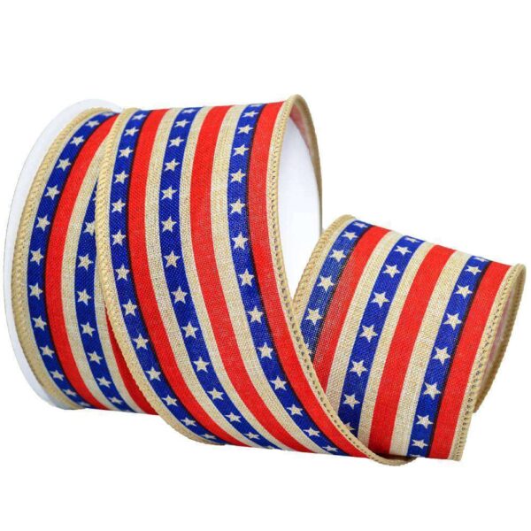 2-1/2" Star Spangled Ribbon