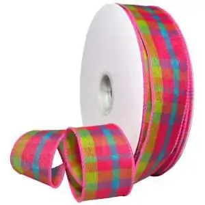 1-1/2" Color Chic Plaid Ribbon