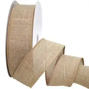 1-1/2" Juliana Linen (Wired) Ribbon