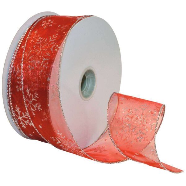 2-1/2" Snowflake Ribbon