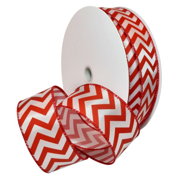 1-1/2" PEPPERMINT CHEVRON