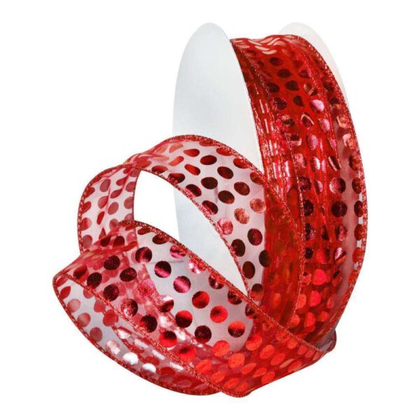 1-1/2" Tiny Sheer Dots Ribbon
