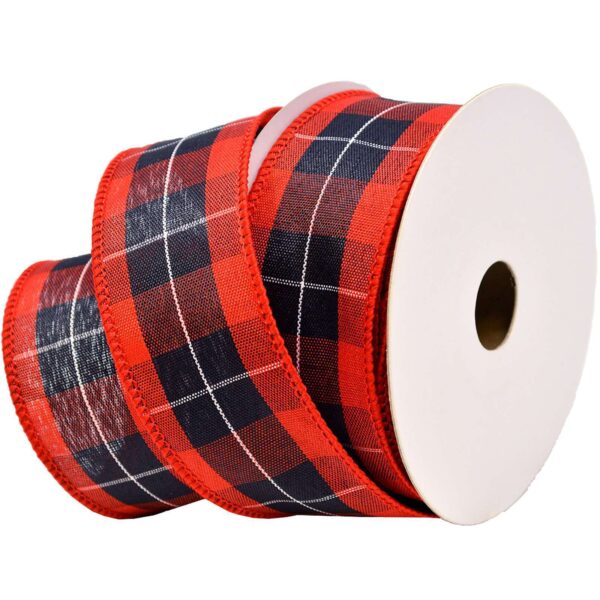 1-1/2" BLACK ROCK PLAID