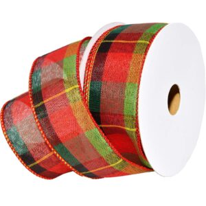 1-1/2" YULETIDE TARTAN