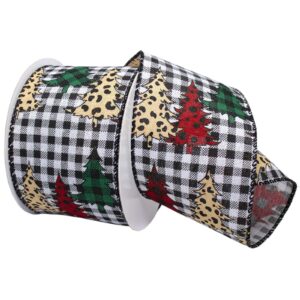 2-1/2" BUFFALO PLAID CHECKERED TREES