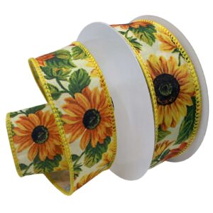 1-1/2" SUNFLOWER MEADOW 10YD Yellow