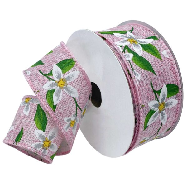 1-1/2" VINTAGE GARDEN 10YD Pink