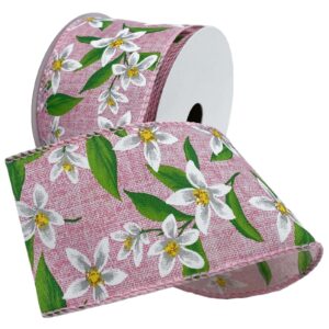 2-1/2" VINTAGE GARDEN 10YD Pink
