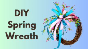 How to make a gorgeous Spring DIY wreath with Bowdabra
