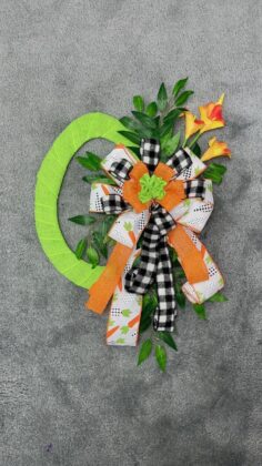 cheerful Easter wreath