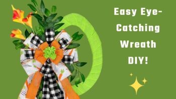 cheerful Easter wreath