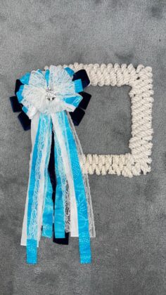 rustic rag bow wreath