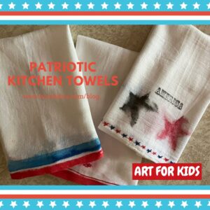 How to Make Patriotic Kitchen Towels for the Perfect Fourth of July
