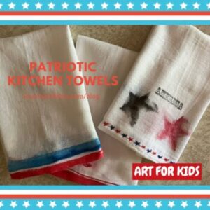 How to Make Patriotic Kitchen Towels for the Perfect Fourth of July