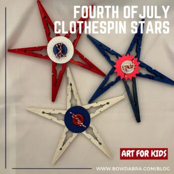 Fourth of July Clothespin Stars (Instagram)