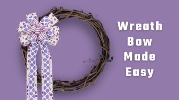 basic wreath bow