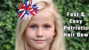 Make the most beautiful and fun Bowdabra patriotic hair bow