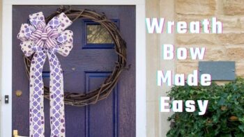 basic wreath bow