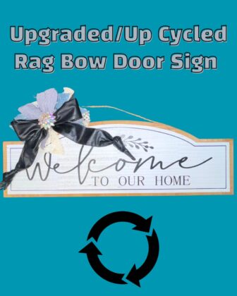 rag bow door sign