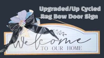 rag bow door sign