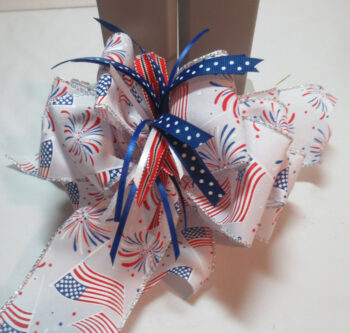 patriotic bow wreath