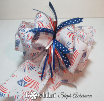 patriotic bow wreath