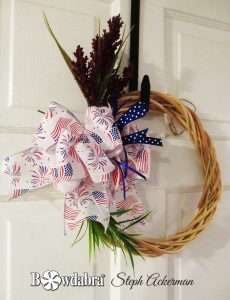 How to make the best Patriotic Bow Wreath – Easy DIY Tutorial