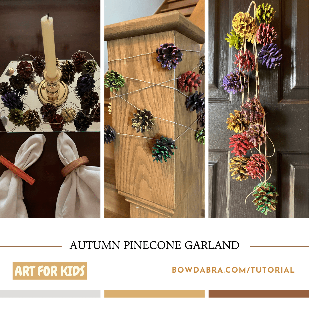 Autumn Pinecone Garland (Instagram)