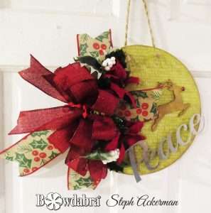 How to make super easy Christmas decor with Bowdabra