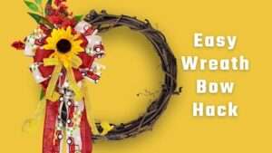 summer/fall wreath bow