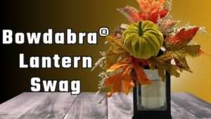 perfect fall lantern swag