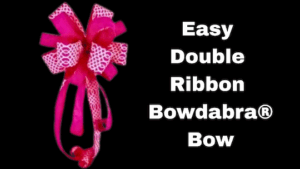 double ribbon bow