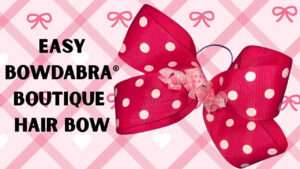 boutique-style hair bow