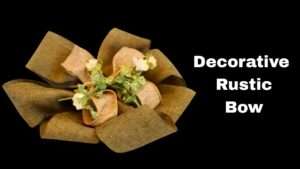 stunning autumn wreath bow