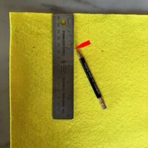 Mark 2 Inch Line from Top of Banner