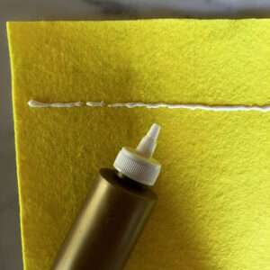 Spread Glue Along Marked Line