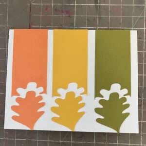 Position and Glue Leaves in Place