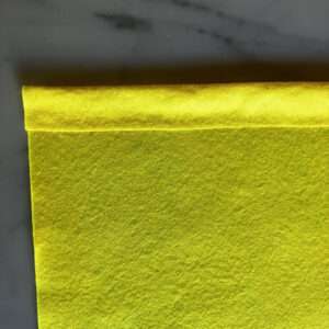 Fold Top Edge Down and Glue in Place Forming Casing on Thanksgiving Door Banner