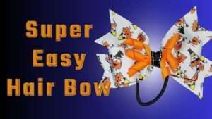 little Halloween hair bow